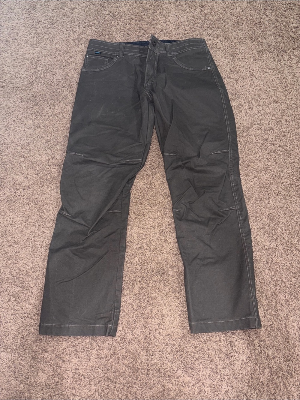 Men’s Kuhl HOT RYDR™ Durable heavyweight flannel-lined pant 34x30 Excellent